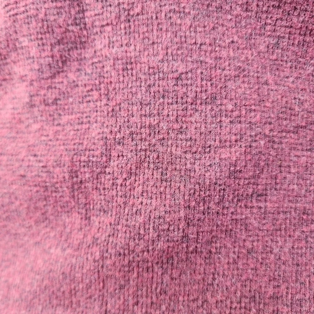 Banana Republic Ultra Soft Waffle Knit Sweater Collared Neck Maroon Men's Large